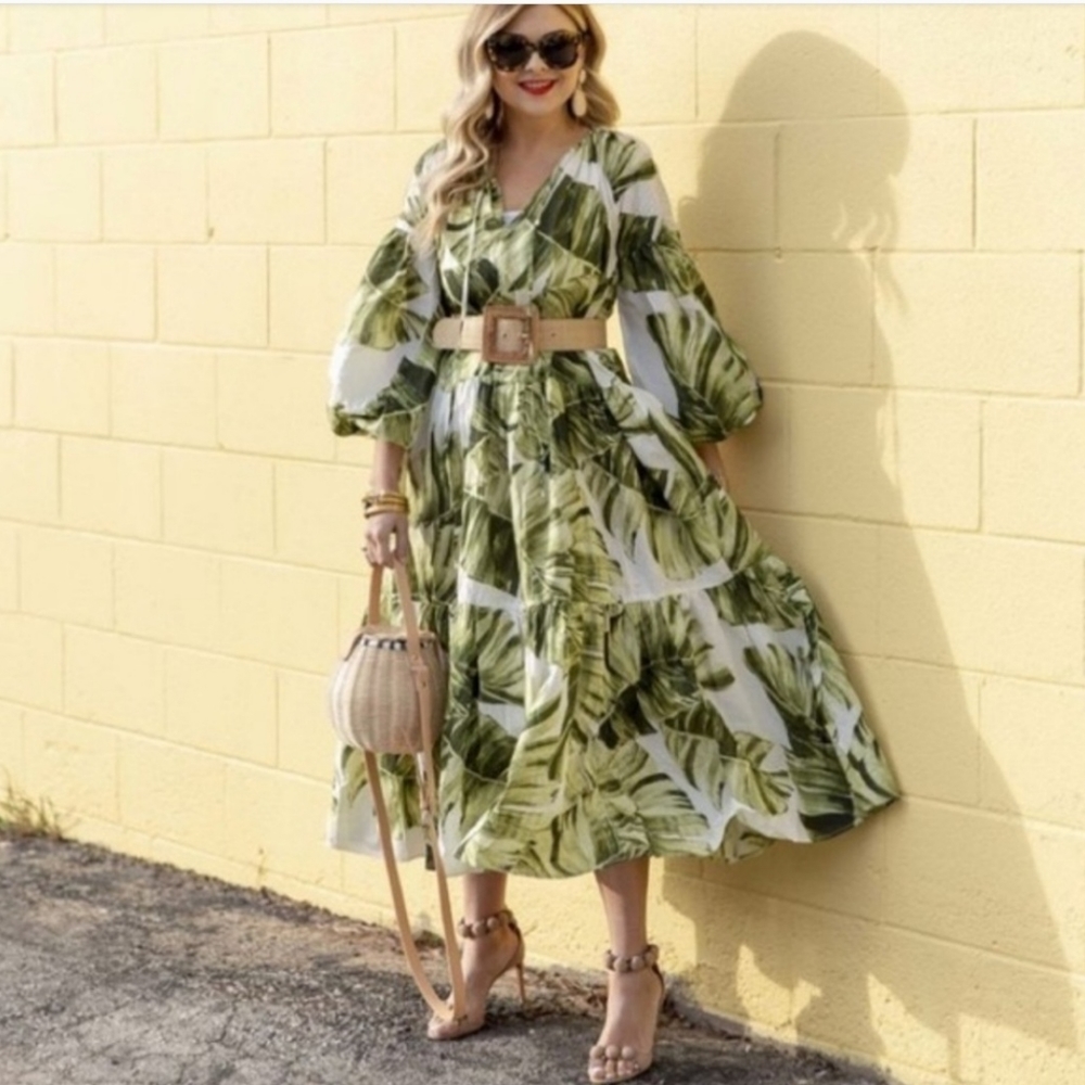 H&M Palm Dress